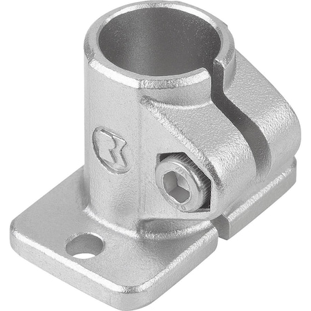 Kipp Tube Clamp W. Foot M=30 G=50 L=37, Form:A Stainless Steel, For Rnd. Tubes, A=16, 1 K0477.116
